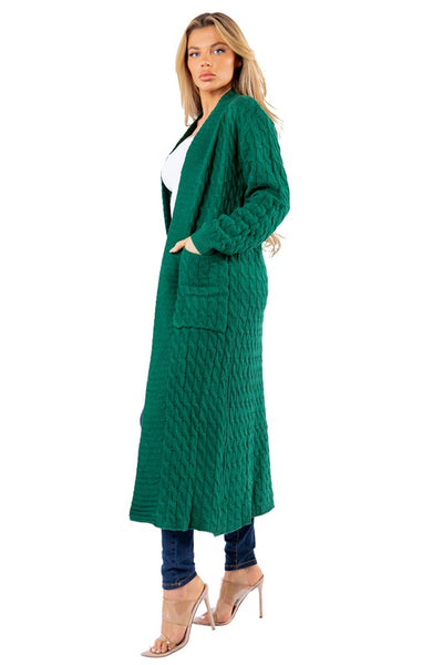 SHE FLY LONG MAXI SWEATER CARDIGAN