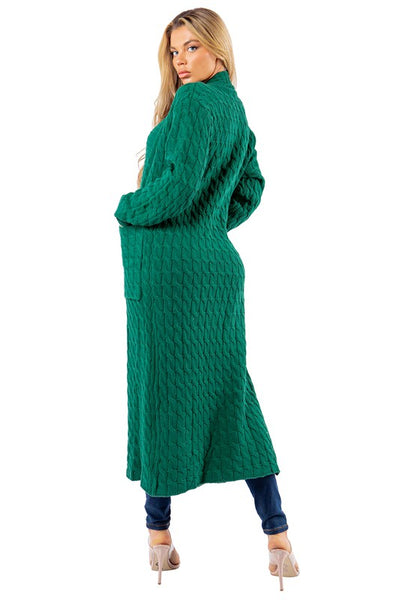 SHE FLY LONG MAXI SWEATER CARDIGAN