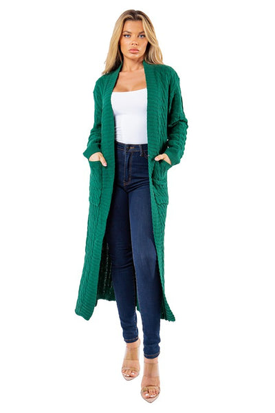 SHE FLY LONG MAXI SWEATER CARDIGAN