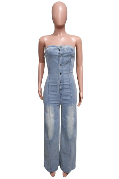 DENIM JUMPSUIT