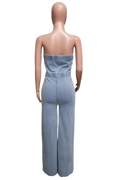 DENIM JUMPSUIT