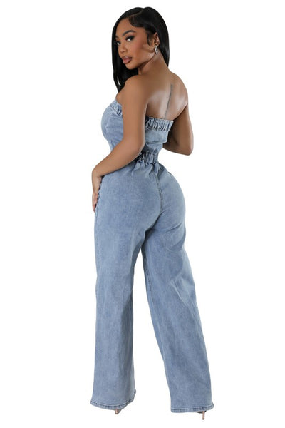 DENIM JUMPSUIT