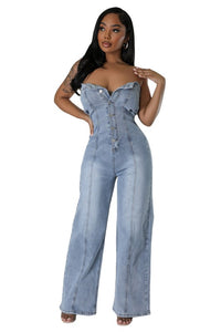 DENIM JUMPSUIT