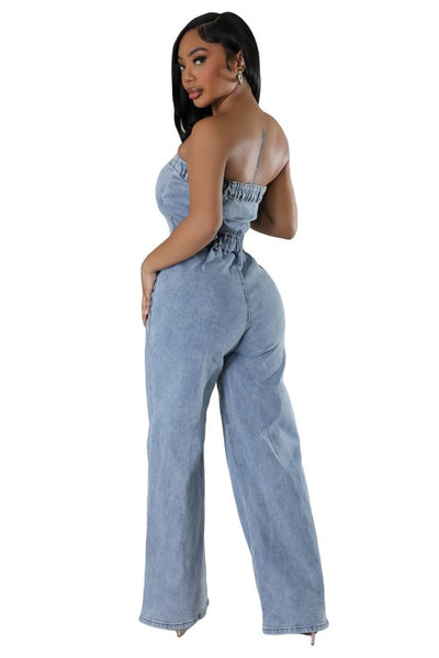 DENIM JUMPSUIT