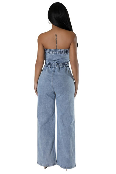 DENIM JUMPSUIT