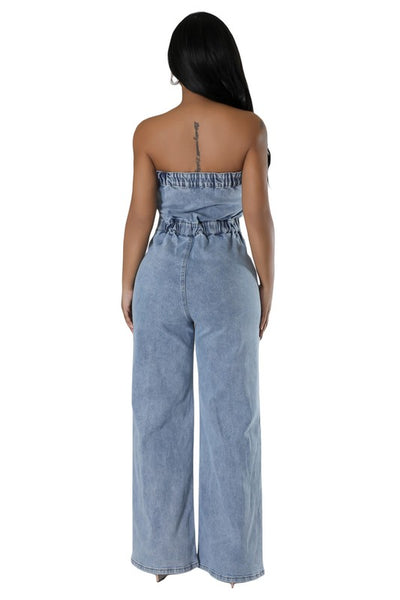 DENIM JUMPSUIT